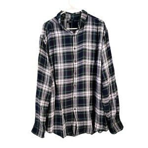 Vintage Oversized Plaid Boyfriend Flannel